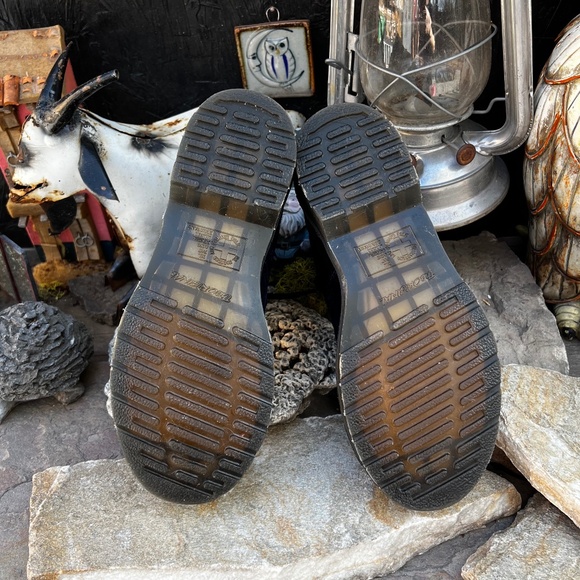Rare Doc Martens 1460 Paisley Embossed Blue Crushed Velvet Boots - Picture 8 of 9